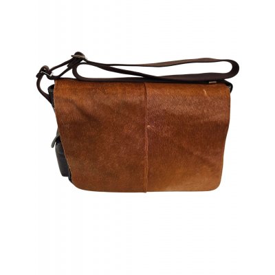 Pack Easy Umhängetasche leder, braun