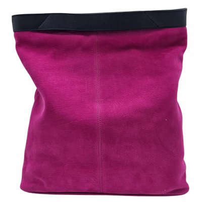 Max V. Koenig Damen Lederhandtasche/Clutch, pink - Höhe ca. 35 cm 