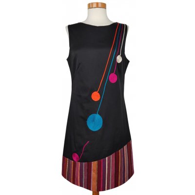 Ojalá Paloma del Pozo Damen Midikleid, schwarz - Gr. L 