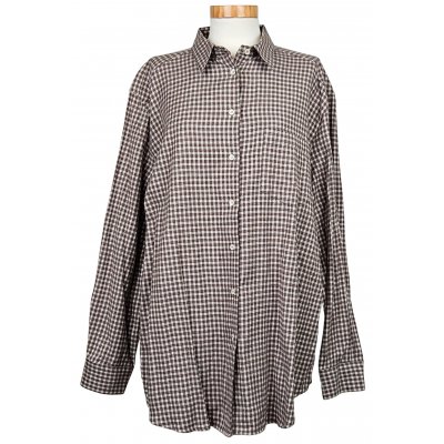 Mauro Aureli Vintage Damen Hemd, kariert - Gr. XXXL / 46