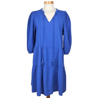 VERO MODA Damen Midikleid, blau - Gr. S 