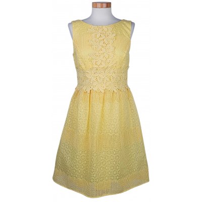 Jakes's Damen Midikleid, gelb - Gr. M 