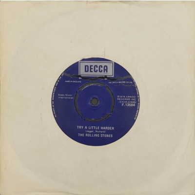 Single Vinyl The Rolling Stones "Try A Little Harder / I Don't Know Why" 