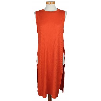 AMISU Damen Longshirt, orange - Gr. M