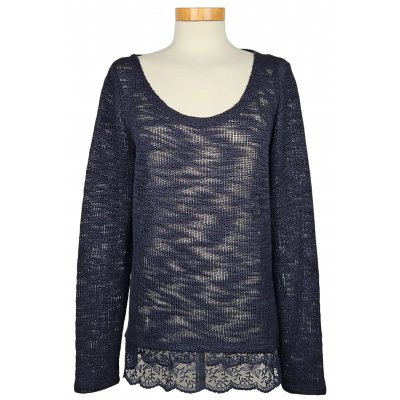 ONLY Damen Pullover, marine - Gr. L 