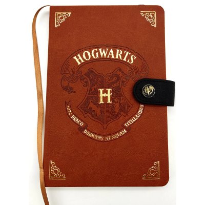 Tagebuch/ Notizbuch - HOGWARTS - kariert gepunktet mit Magnetverschluss - Wizarding World