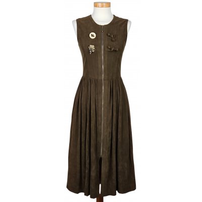 SPORTALM Damen Trachtenkleid (Dirndl), braun - Gr. 152/ S