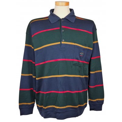 PAUL & SHARK Yachting Herren Wollpullover, blau/grün - Gr. XXL 