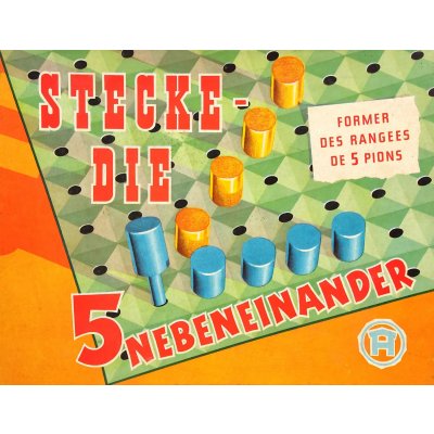 Vintage Spiel - Stecke die 5 Nebeneinander - AUSSER Spiele Nr. 226