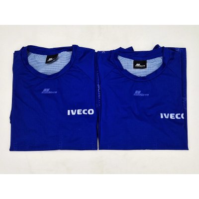 Herren Sport-Shirts "Iveco" - 2er Pack - Größe S - Blau
