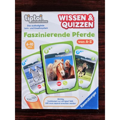 tiptoi® Faszinierende Pferde - WISSEN&QUIZZEN - Gesellschaftsspiel - Ravensburger