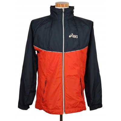 Asics Herren Sportjacke, rot/schwarz - Gr. S