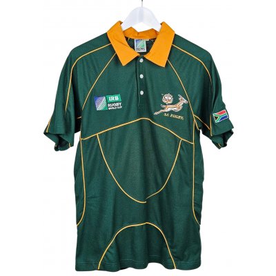 iRB Rugby World Cup Herren Poloshirt, grün - Gr. L 