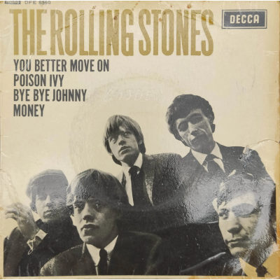 Single Vinyl The Rolling Stones "Bye Bye Johnny / Money / You Better Move On / Poison Ivy" 