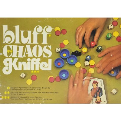 Bluff Chaos Kniffel - Vintage Gesellschaftsspiel