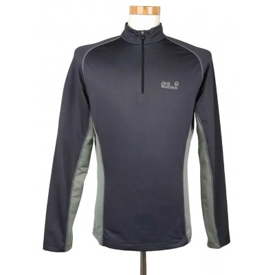 Jack Wolfskin Herren Shirt, anthrazit/grau - Gr. L