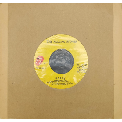 Single Vinyl The Rolling Stones "Happy / All Down The Line"