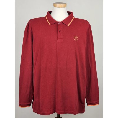 CHIEMSEE Herren Langarm Poloshirt, rot - Gr. XXL