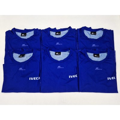 Herren Sport-Shirts "Iveco" - 6er Pack - Größe M - Blau