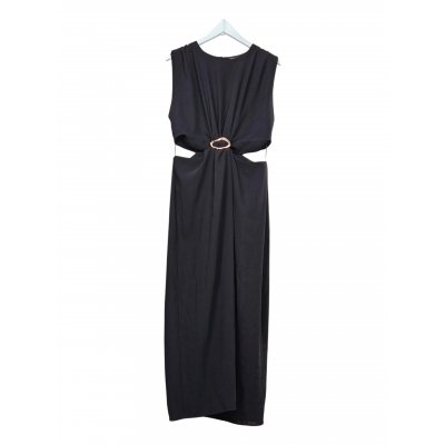 ZARA Damen Maxikleid, schwarz - Gr. XL