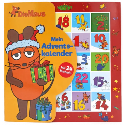 Die Maus - Mein Adventskalender mit 24 Büchlein