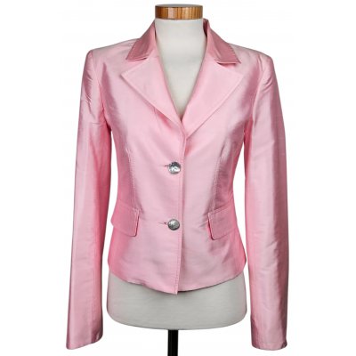 AMRANY Fashion Damen Seidenblazer, rose - Gr. S