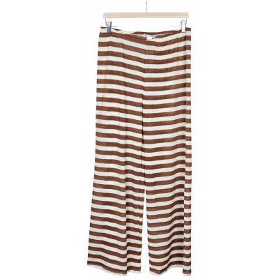 ZARA Damen Hose, braun/beige - Gr. L