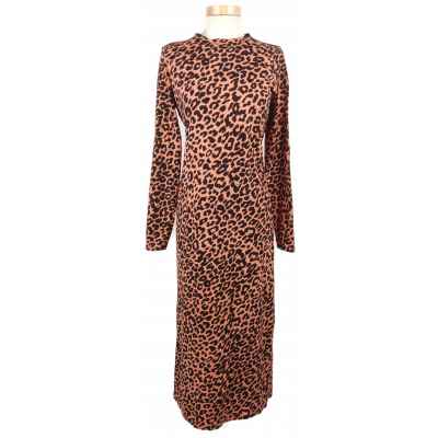 Asos Design Damen Maxikleid, schwarz/orange - Gr. XXS
