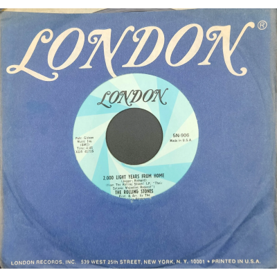 Single Vinyl The Rolling Stones "She's A Rainbow / 2,000 Light Years From Home" 