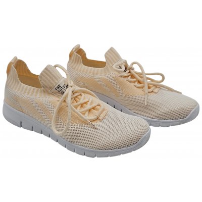LANIUS TENCEL Damen Sneaker, weiß/beige - Gr. 41