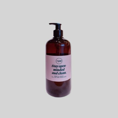 Flüssigseife „Stay open-minded and clean“ 500ml