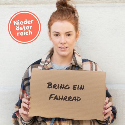 Bring ein Fahrrad