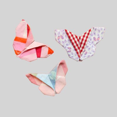 Origami-Stoffschmetterling