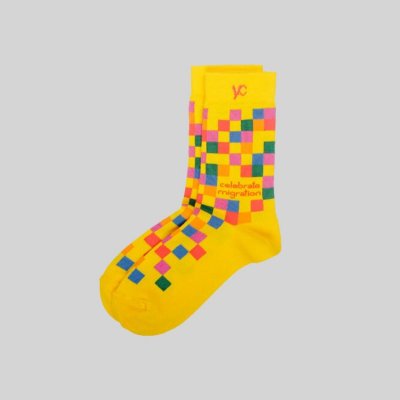 "Celebrate Migration" Socken - gelb
