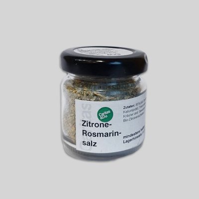 Zitrone-Rosmarinsalz