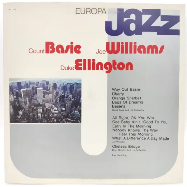 Vinyl LP - Europa Jazz - Count Basie, Joe Williams, Duke Ellington 