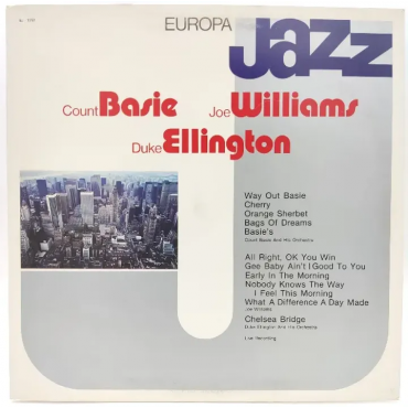 Vinyl LP - Europa Jazz - Count Basie, Joe Williams, Duke Ellington