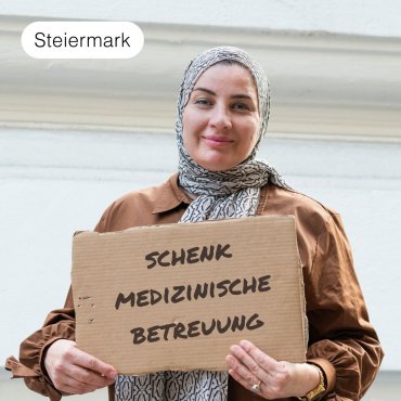 Schenk medizinische Betreuung für Menschen in Not