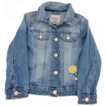 C&A Kinder Jeans Jacke Blau Gr. 110