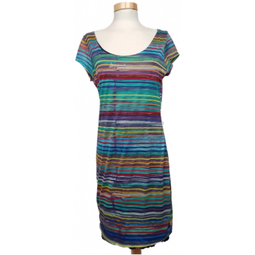 Desigual Damen Kleid mehrfarbig 