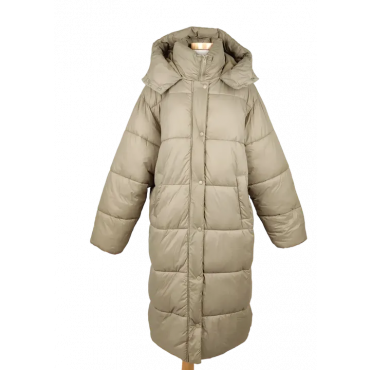 Gina Tricot Damen Mantel, khaki - Gr. S