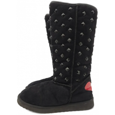 Moschino Damen Stiefel schwarz Gr. 36