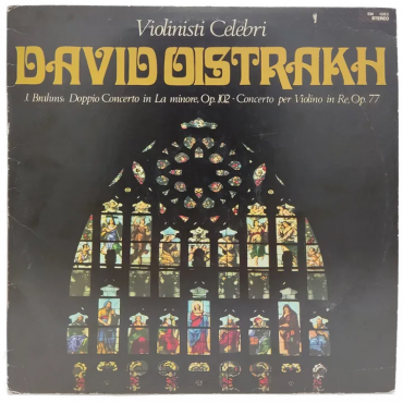 Vinyl LP - David Oistrakh, Johannes Brahms  - Violinisti Celebri 