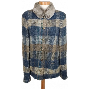 Schneiders Damen Strickjacke mehrfarbig Gr. 38