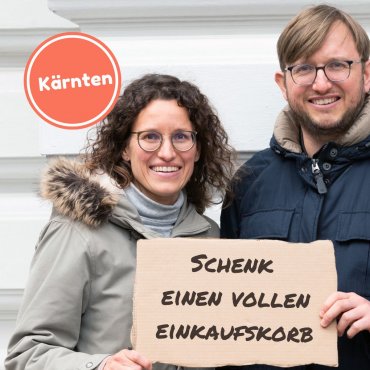 Schenk armutsbetroffenen Familien einen Einkaufskorb