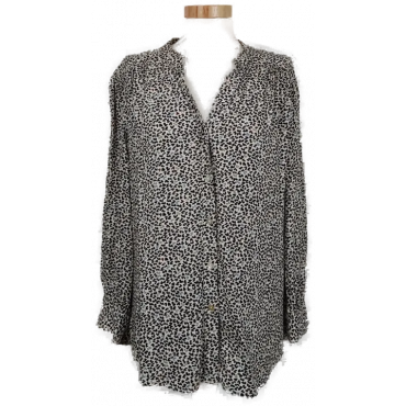 S.Oliver Damen Bluse gemustert Gr. 40