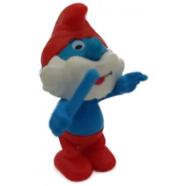 Ü - Eier Figur Schlumpf als Dirigent