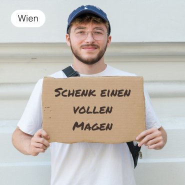 Schenk eine warme Suppe für bedürftige Menschen
