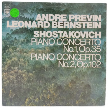 Vinyl LP - Previn, Bernstein, Shostakovich - Piano Concerto No. 1 op. 35 / Piano Concerto No. 2 op. 102