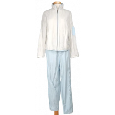 Luhta Sport Damen Trainingsanzug, weiß/blau - Gr. S 